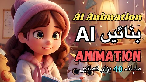 AI Ke Sath Shandar Animation Banayein | $2,146/Mahine Kamayein | Asan Animation Tutorial