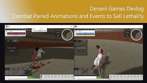 Denarii Games Devlog / Combat Paired Animations and Events to Sell Lethality