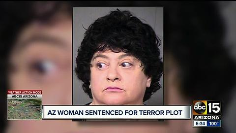 Arizona woman sentenced for terror attack plot