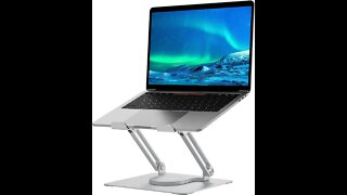 Soundance Adjustable Laptop Stand with 360° Rotating Heavy Base