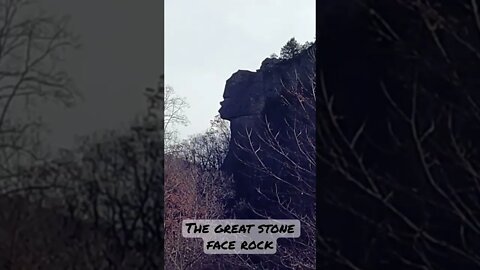 Is It A Native American Carving Or Erosion? The Great Stone Face Rock in Lee County, Virginia