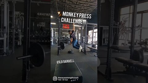 🐒 PRESS CHALLENGE !!! 🤣 #SHORTS #MONKEYPRESS #STRENGTH #calisthenics