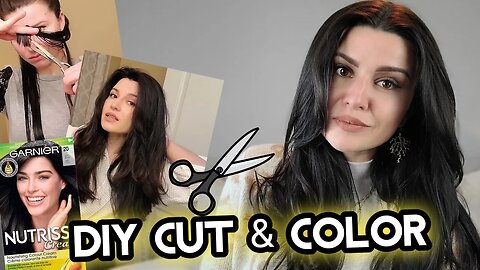 DIY AT HOME HAIRCUT & COLOR - HOW IT'S DONE! #hairtutorial #diyhair