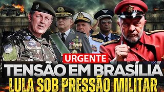 SOB PRESSÃO MILITAR‼️ LULA FICA EM BECO SEM SAÍDA