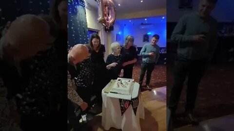 Nana's 100th birthday cake and speech