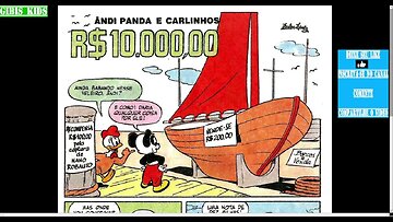 Pica Pau Ândi Panda E Carlinhos R$10.000,00