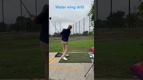 Water wing drill #golf #bettergolf #golfswing #golfer