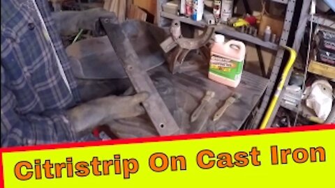 Citristrip on Cast iron Parts