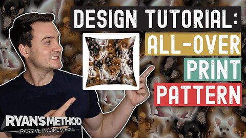 DESIGN TUTORIAL: All Over Print Pattern🎨