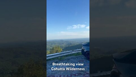 Incredible highway overlook near Fort Mountain State Park in Georgias Cohutta Wilderness. #views