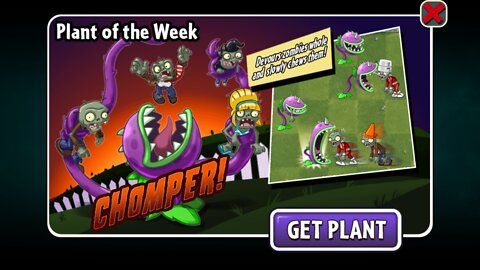 Plants vs Zombies 2 - Penny's Pursuit - Zomboss - Chomper - June/July 2022