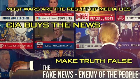 MOST WARS ARE THE RESULT OF MEDIA LIES | CIA BUYS THE NEWS | JULIAN ASSANGE | MAKE TRUTH FALSE