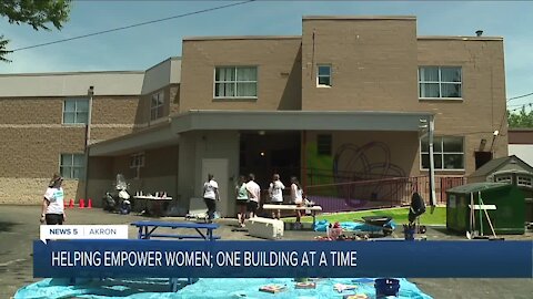 All-women volunteer group renovates nonprofit buildings in Akron