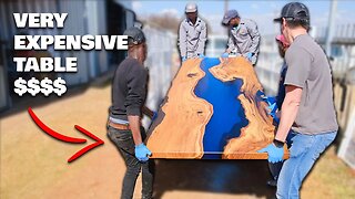 Building a $20 000 Epoxy River Table and making $$$ profits...