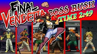 Final Vendetta | Boss Rush - Easy [Time: 2:49] Claire (Nintendo Switch) 🕹️🎮