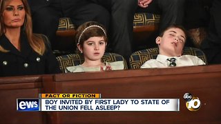State of the Union guest fell asleep?