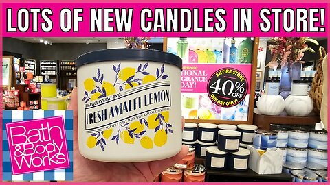 Bath & Body Works | 40% OFF ENTIRE STORE | WOW NEW CANDLES | GINGHAM PERFUMES| #bathandbodyworks