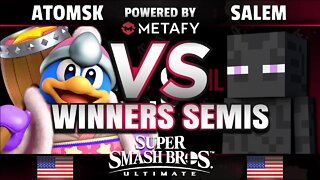 FPS4 Online - Atomsk (King Dedede) vs. MVG | Salem (Enderman) - Smash Ultimate Winners Semis