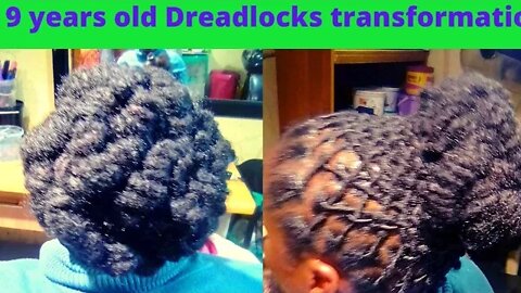 Dreadlocks transformation on 9 years old locs | #Dreaducation #Locstyles #locsjourney