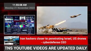 Iran hackers closer to penetrating Israel, US drones - cyberdefense CEO