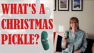 🎄🥒 WHAT'S A CHRISTMAS PICKLE 🥒🎄| BUDGETSEW | VLOGMAS DAY #16 #christmaspickle #sewing #christmas