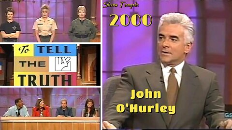 John O'Hurley |To Tell The Truth (2000) Kathy Taylor/ Bob Herd | Full Episode |Game Shows