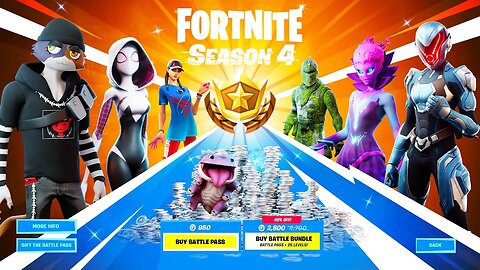 Fortnite SEASON 4 Battle Pass LEAKED!