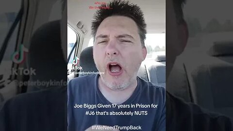 Joe Biggs Given 17 years in Prison for #J6 that's absolutely NUTS