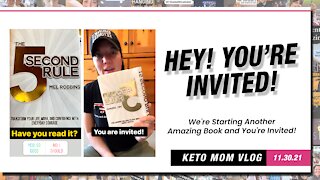 Hey! You're Invited! We're Starting A New Book And It's Amazing! | Keto Mom Vlog
