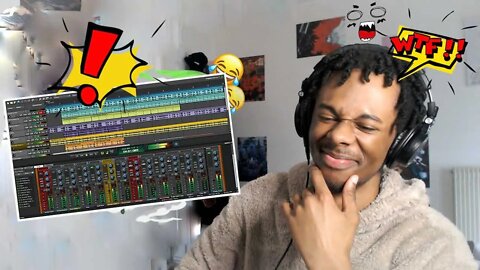 Crazy reacts to his first beats !!! WTFF 🤣😭