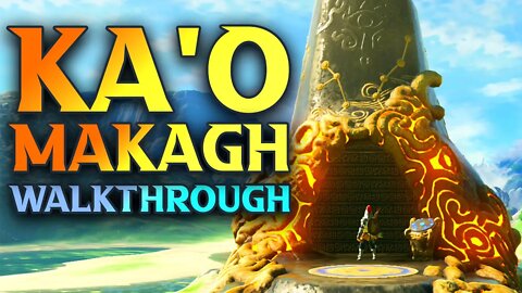 Ka'o Makagh Shrine Walkthrough - Legend Of Zelda Breath Of The Wild 2022