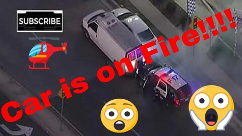 Wildest Stolen Vehicle Chase in California | Shooting, fighting, car wrecks.