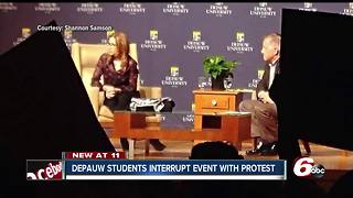 Students interrupt Jenna Fischer event at Depauw to protest recent racial incidents on campus