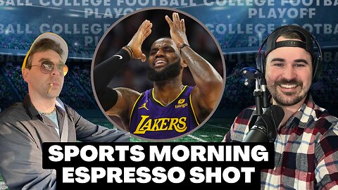 Lebron James is on Epstein's List! | Sports Morning Espresso Shot