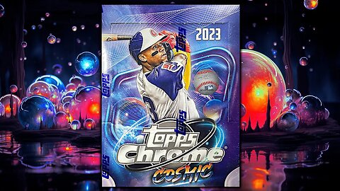 WORLD PREMIER 2023 TOPPS CHROME COSMIC BASEBALL CARDS BOX OPENING!!!