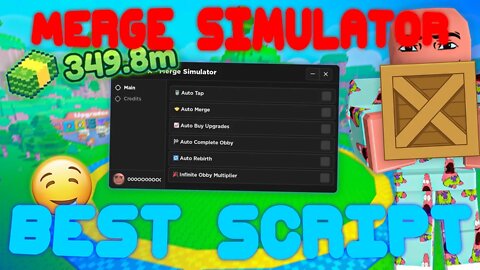 (202 Pastebin) The *BEST* Merge Simulator Script! Auto Merge, INF x2 Boost and more!