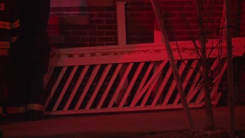 SUV crashes into home on East 87th Street in Cleveland