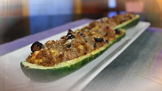 What's for Dinner? - Stuffed Zucchini Boats