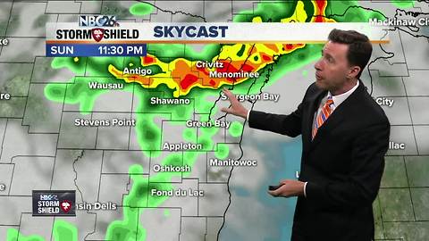 Michael Fish's NBC26 Storm Shield weather forecast