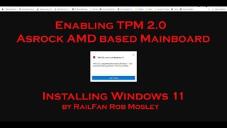 Enabling TPM 2.0 and Upgrading to Windows 11 #tpm2 #windows11 #tpm