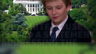 White House: Respect Tradition and Lay Off Barron Trump