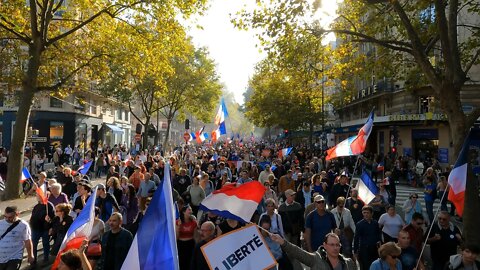 Rendez-vous de la Résistance, Place Denfert-Rochereau à Paris le 22 Octobre 2022 - Vidéo 7