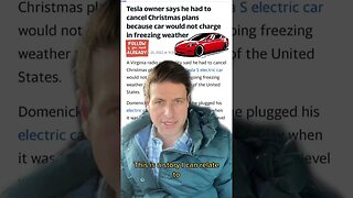 Tesla Would Not Charge In Christmas Freeze!! 😳