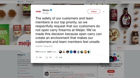 These retailers have asked customers not to open-carry; Meijer joins list