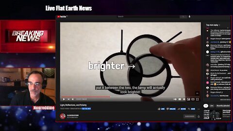 Flat Earth News 05 05 21 - L'astre noir au filtre polarisant.
