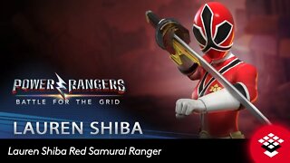 Power Rangers: Battle for the Grid - Lauren Shiba Red Samurai Ranger