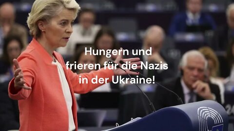 Hungern und frieren für die Nazis in der Ukraine!