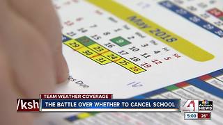 The battle over canceling school