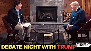 Tucker Carlson Debate Night With Donald Trump is the MOST WATCHED Interview Of The Year By Far