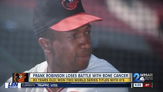 Former Orioles great Frank Robinson dead at 83